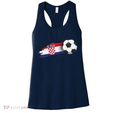 Croatia Soccer Ball Women's Tank Top