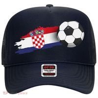 Croatia Soccer Ball Hat thumb 0