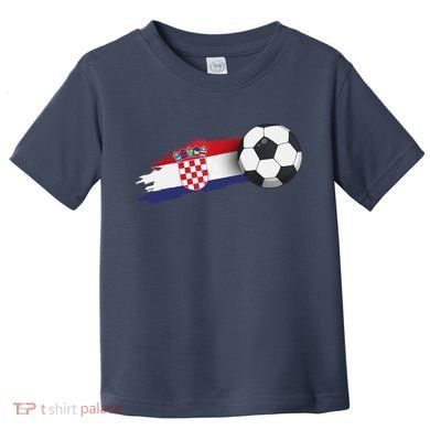 Croatia Soccer Ball Toddler T-Shirt