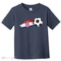 Croatia Soccer Ball Toddler T-Shirt thumb 0