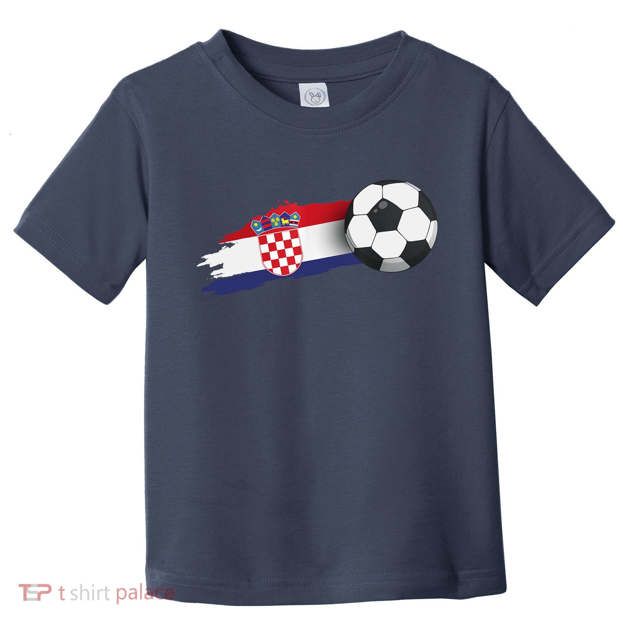 Croatia Soccer Ball Toddler T-Shirt