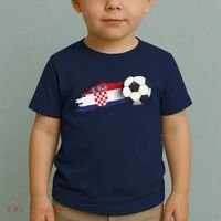 Croatia Soccer Ball Toddler T-Shirt thumb 2