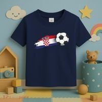 Croatia Soccer Ball Toddler T-Shirt thumb 3