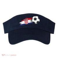 Croatia Soccer Ball Visor thumb 0