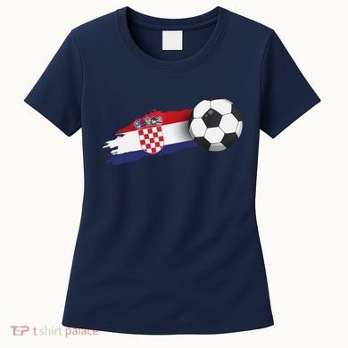 Croatia Soccer Ball Women's T-Shirt