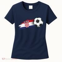 Croatia Soccer Ball Women's T-Shirt thumb 0