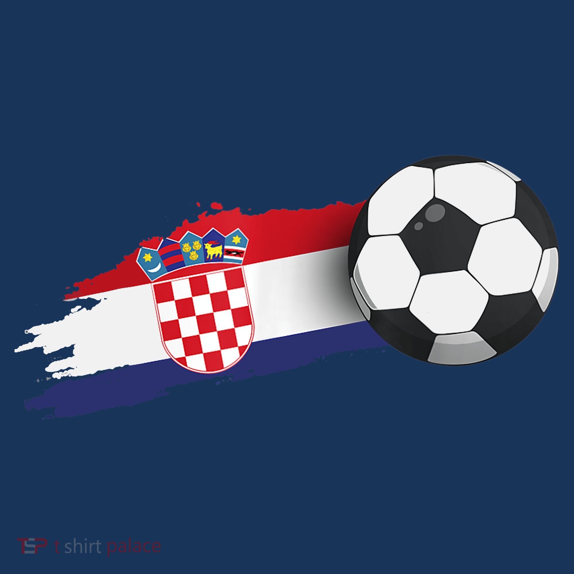Croatia Soccer Ball Women's T-Shirt