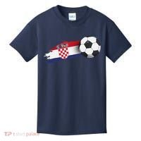 Croatia Soccer Ball Kids T-Shirt thumb 0