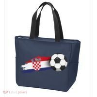 Croatia Soccer Ball Tote Bag thumb 3