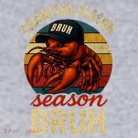 Crawfish Season Bruh Crawfish Seafood Festival Retro Sunset  Women's Sweatshirt thumb 2