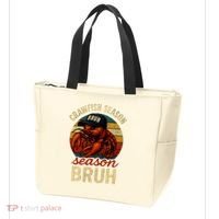 Crawfish Season Bruh Crawfish Seafood Festival Retro Sunset  Tote Bag thumb 3
