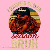 Crawfish Season Bruh Crawfish Seafood Festival Retro Sunset  Coaster thumb 2