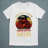 Crawfish Season Bruh Crawfish Seafood Festival Retro Sunset  T-Shirt thumb 5