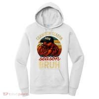 Crawfish Season Bruh Crawfish Seafood Festival Retro Sunset  Women's Hoodie thumb 0