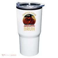 Crawfish Season Bruh Crawfish Seafood Festival Retro Sunset  Tumbler thumb 0