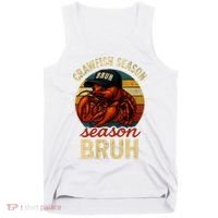 Crawfish Season Bruh Crawfish Seafood Festival Retro Sunset  Tank Top thumb 0