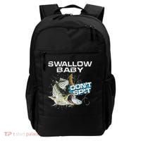 Cute Swallow Baby Dont Spit Striper Bass Fishing Backpack thumb 0
