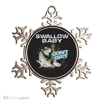 Cute Swallow Baby Dont Spit Striper Bass Fishing Ornament