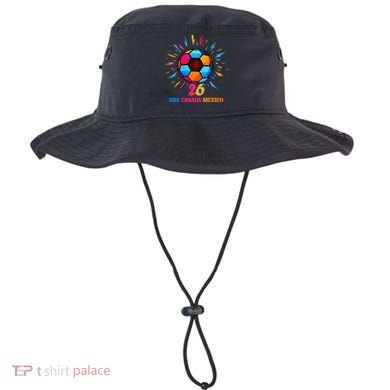 Colorful Soccer Ball USA Canada Mexico 2026 Bucket Hat