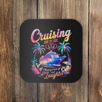 Cruising Side By Side Husband Wife Love Cruise Couple Cruise Coaster thumb 0