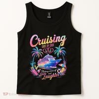 Cruising Side By Side Husband Wife Love Cruise Couple Cruise Tank Top thumb 2