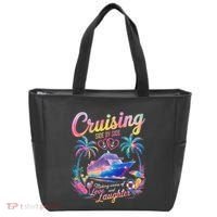 Cruising Side By Side Husband Wife Love Cruise Couple Cruise Tote Bag thumb 0