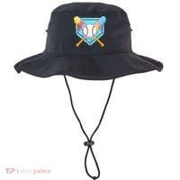 Cool Sport Baseball Home Plate Drip With Sprinkles Drip Bucket Hat thumb 0