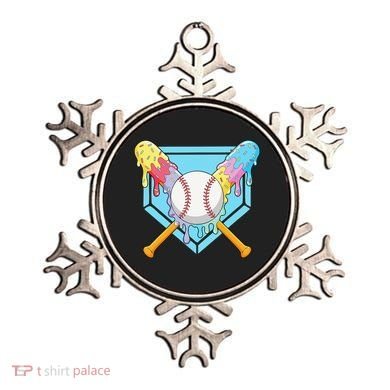 Cool Sport Baseball Home Plate Drip With Sprinkles Drip Ornament