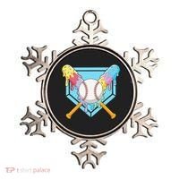 Cool Sport Baseball Home Plate Drip With Sprinkles Drip Ornament thumb 0