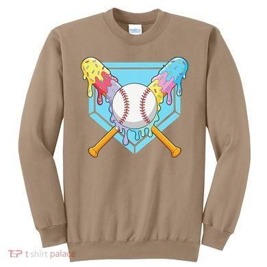 Cool Sport Baseball Home Plate Drip With Sprinkles Drip Sweatshirt