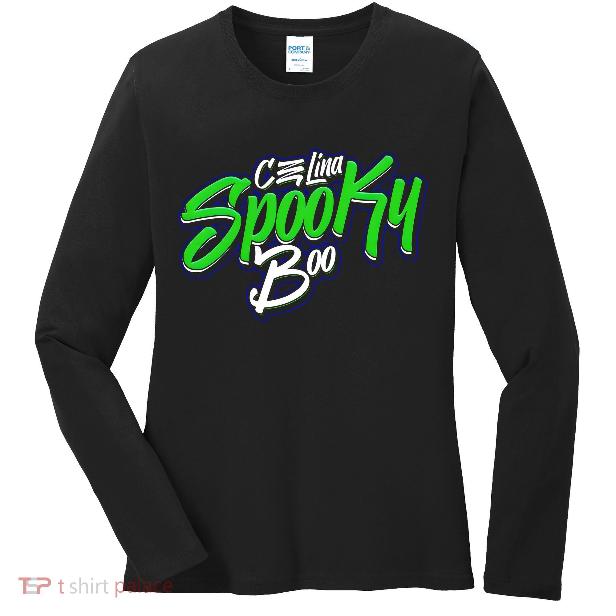 Celina Spooky Boo Women's Long Sleeve Shirt