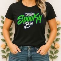 Celina Spooky Boo Women's T-Shirt thumb 2