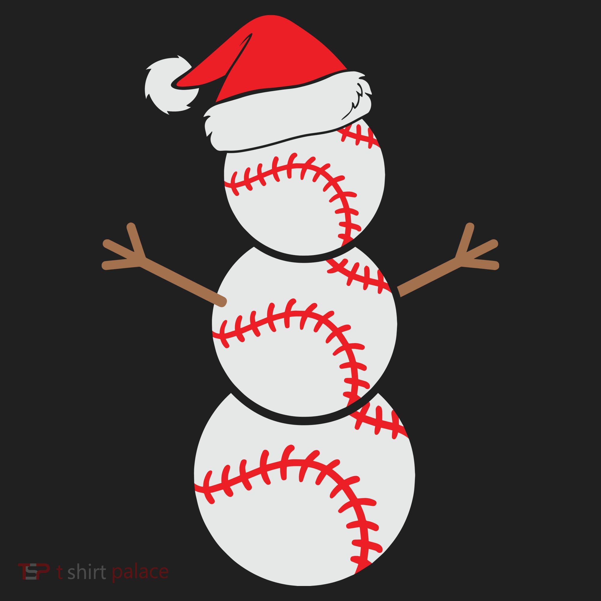 Christmas Snowman Baseball Santa Hat Xmas Beanie