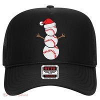 Christmas Snowman Baseball Santa Hat Xmas Hat thumb 0