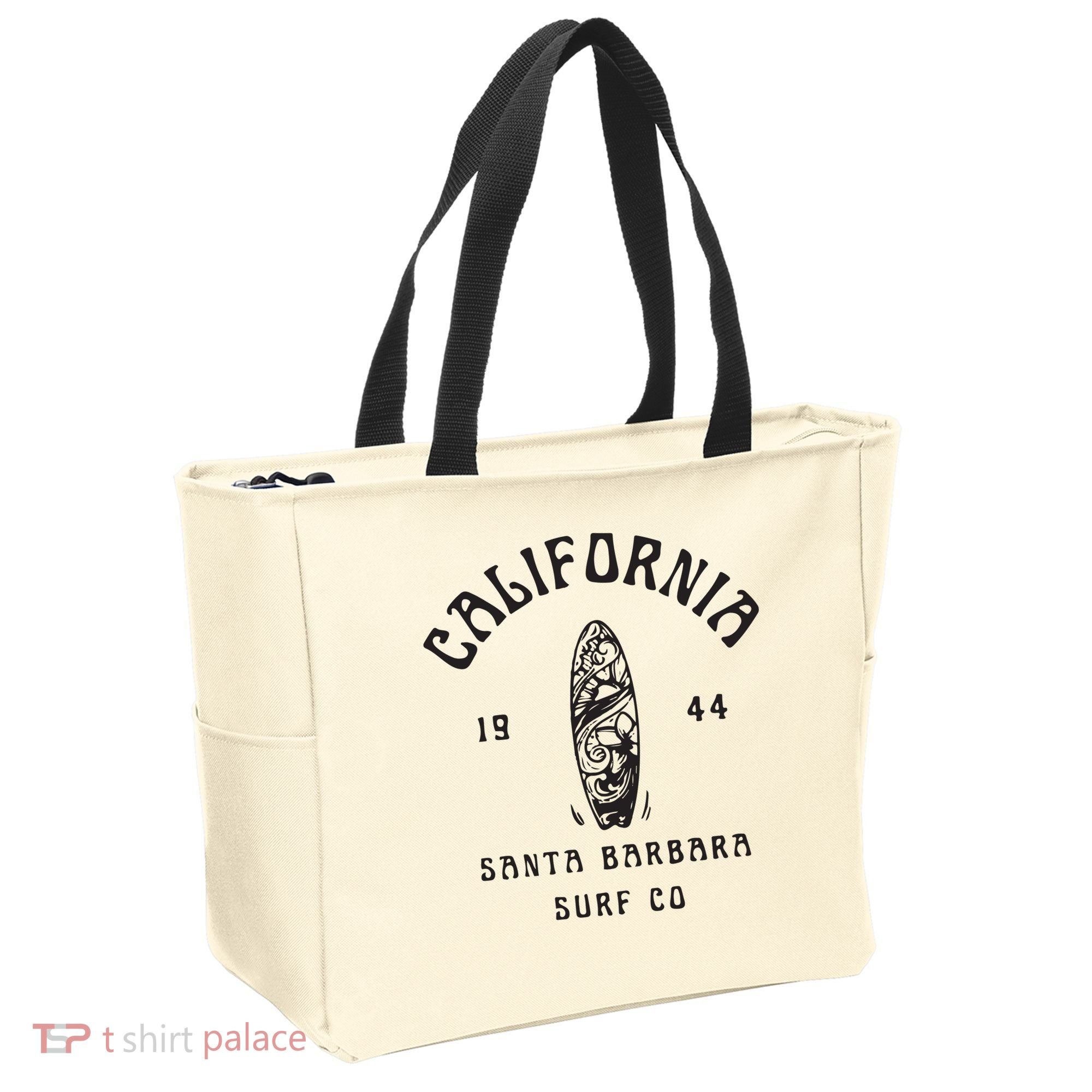 California Santa Barbara Surf Co Tote Bag