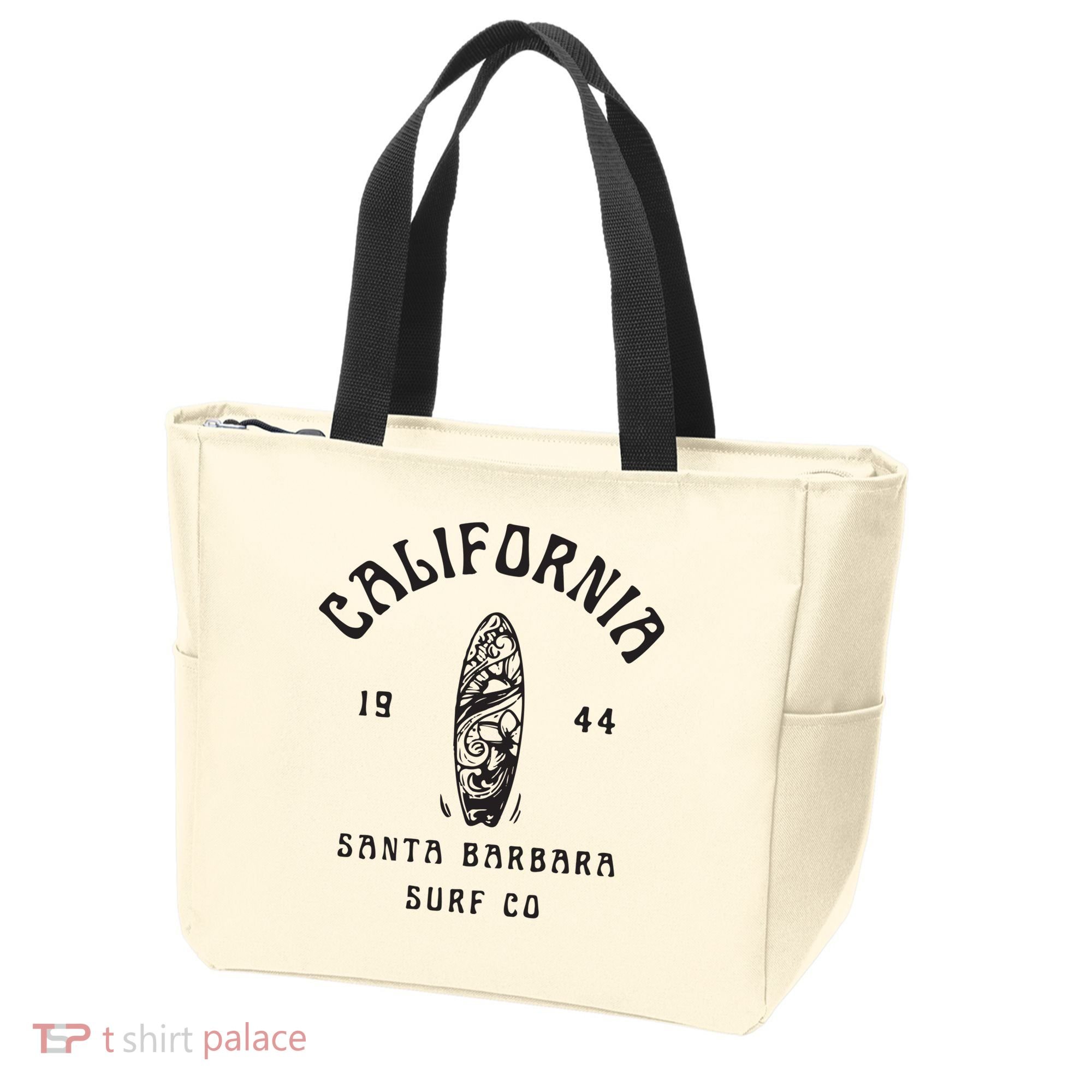California Santa Barbara Surf Co Tote Bag