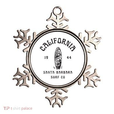 California Santa Barbara Surf Co Ornament