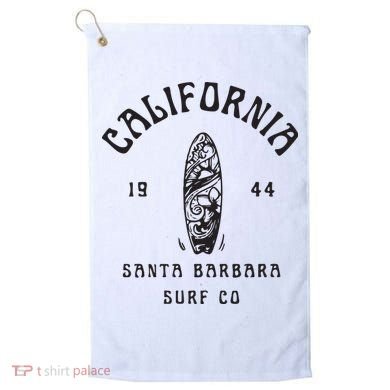 California Santa Barbara Surf Co Golf Towel