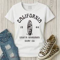California Santa Barbara Surf Co Women's T-Shirt thumb 3
