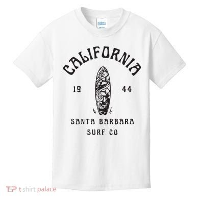 California Santa Barbara Surf Co Kids T-Shirt