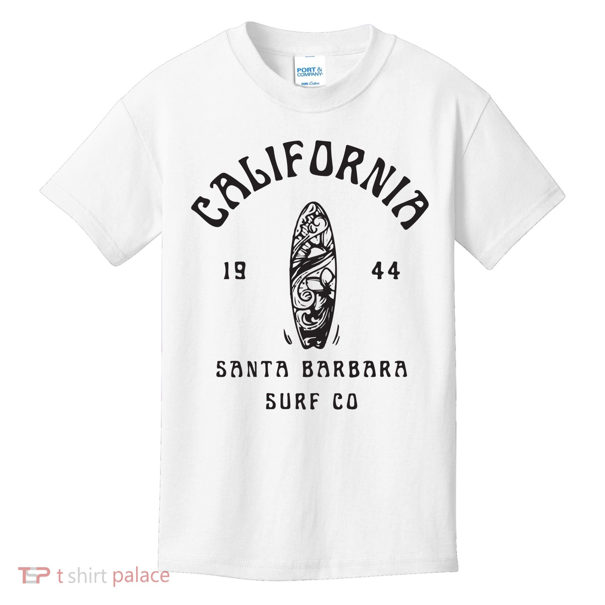 California Santa Barbara Surf Co Kids T-Shirt