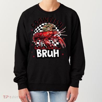 Crawfish Season Bruh Funny Crawfish Hat Crawfish Preppy Gift Women's Sweatshirt