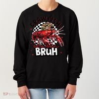 Crawfish Season Bruh Funny Crawfish Hat Crawfish Preppy Gift Women's Sweatshirt thumb 0