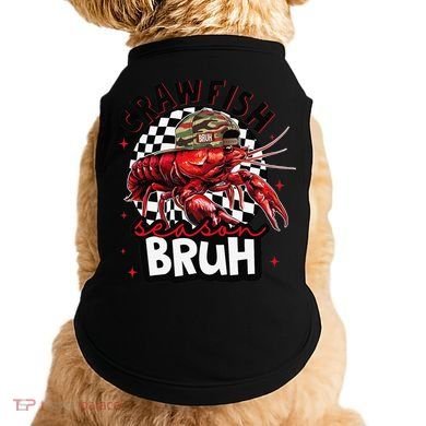 Crawfish Season Bruh Funny Crawfish Hat Crawfish Preppy Gift Doggie Tank