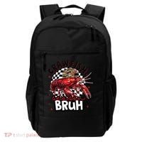 Crawfish Season Bruh Funny Crawfish Hat Crawfish Preppy Gift Backpack thumb 0