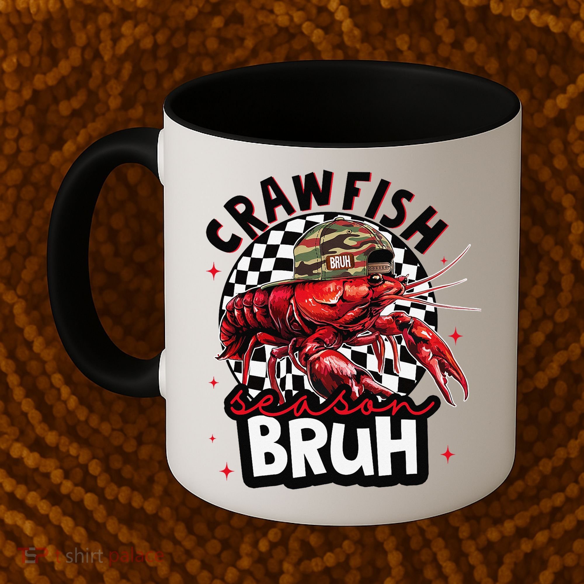 Crawfish Season Bruh Funny Crawfish Hat Crawfish Preppy Gift Coffee Mug