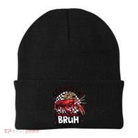 Crawfish Season Bruh Funny Crawfish Hat Crawfish Preppy Gift Beanie thumb 0