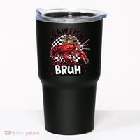 Crawfish Season Bruh Funny Crawfish Hat Crawfish Preppy Gift Tumbler thumb 0