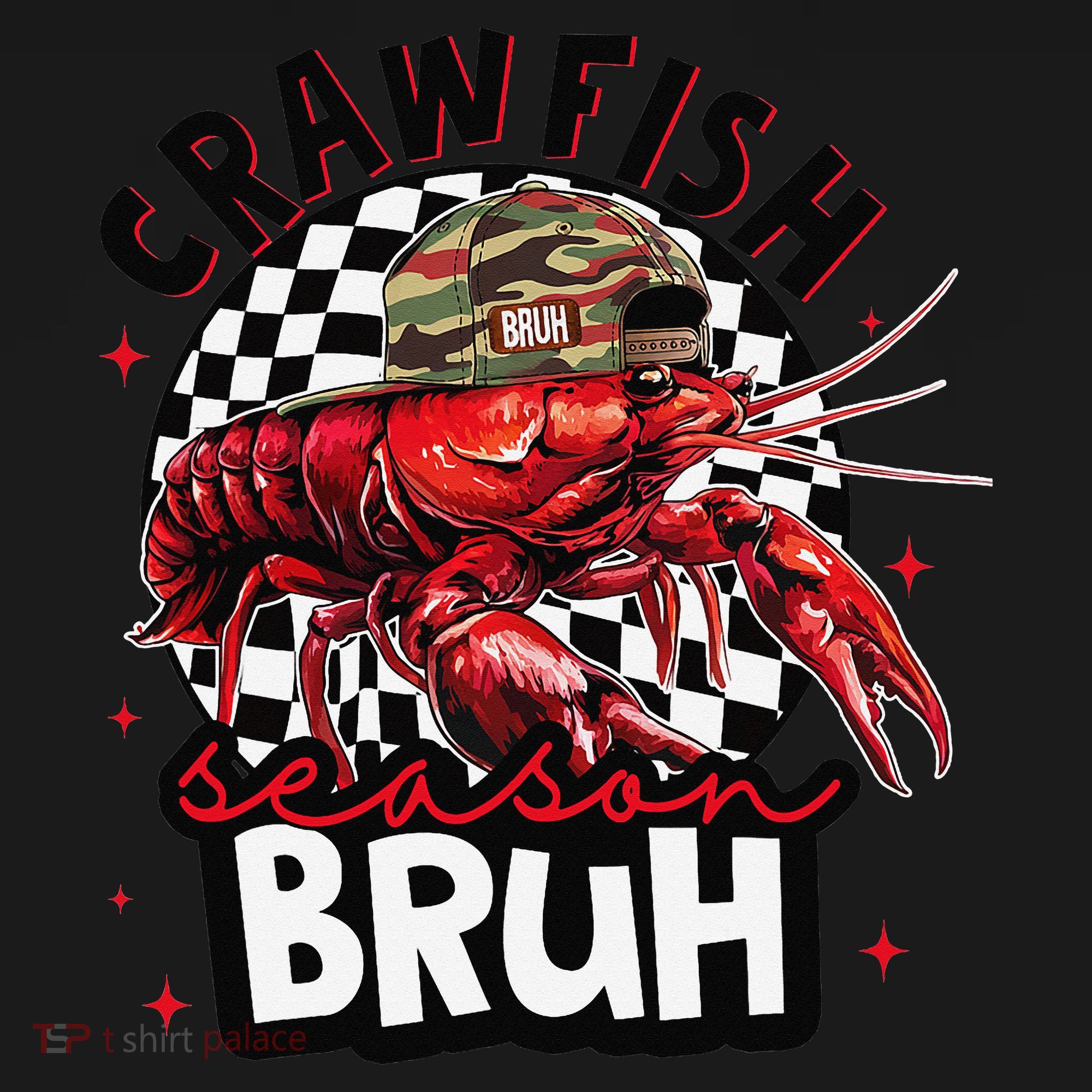 Crawfish Season Bruh Funny Crawfish Hat Crawfish Preppy Gift Women's Tank Top