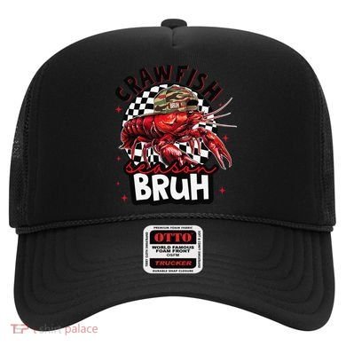 Crawfish Season Bruh Funny Crawfish Hat Crawfish Preppy Gift Hat